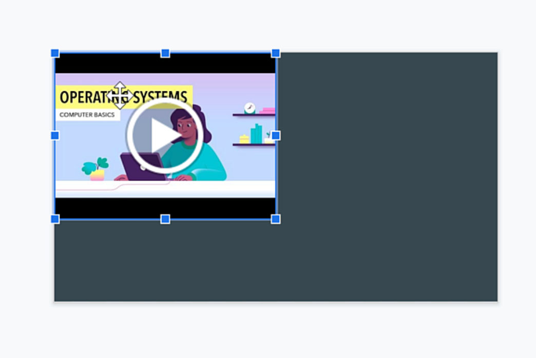 aligning video corner