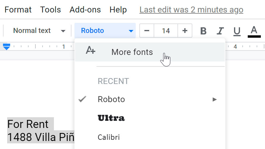 viewing more fonts viewing more fonts