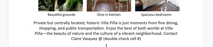 pasting text into new area pasting text into new area