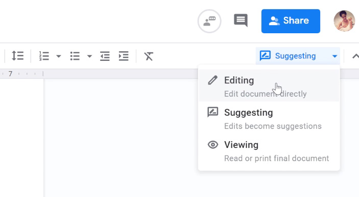 clicking editing clicking editing
