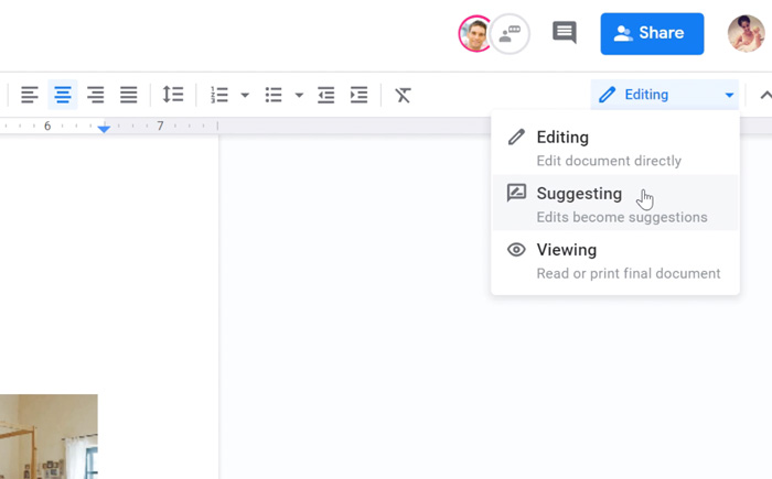 clicking suggesting clicking suggesting
