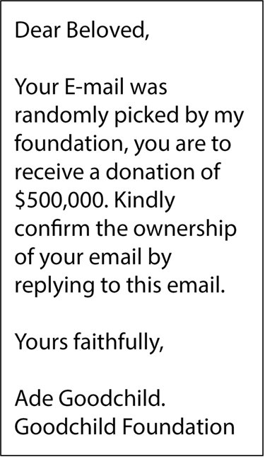 Fake charities