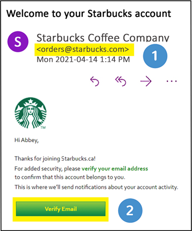 Welcome to your Starbucks account