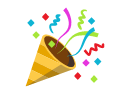 Emoji celebrating