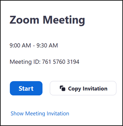 Zoom meeting