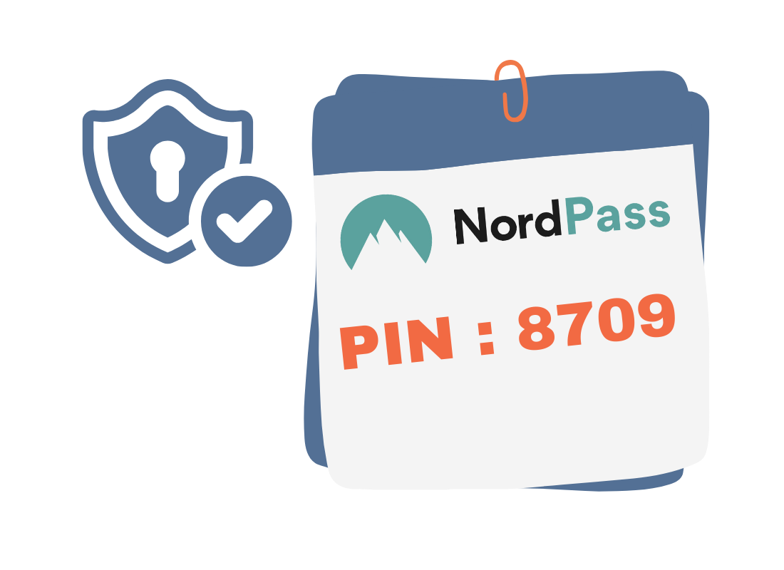 The secure notes section of a password manager