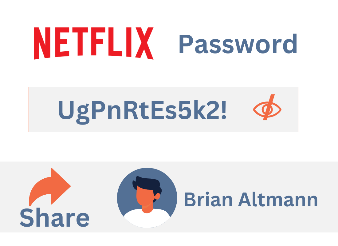 Sharing a Netflix password with a close friend