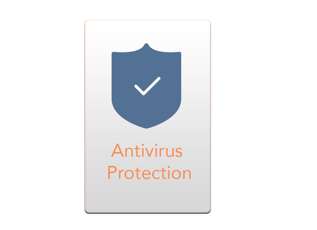 A boxed antivirus software suite