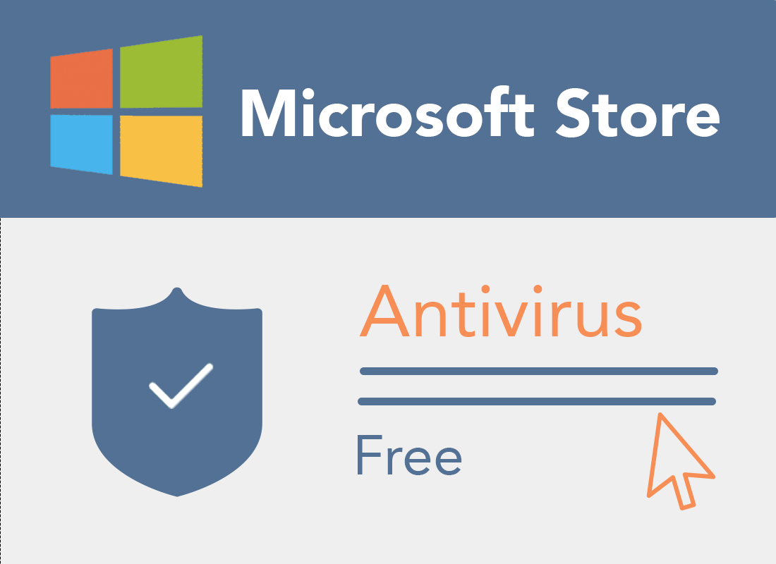 Downloading antivirus software from the Microsoft store