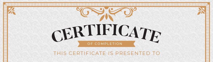 certificate of completion